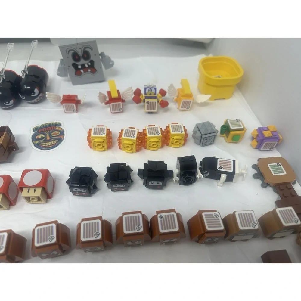 LEGO Super Mario Action Brick Barcode Tile Character Lot Goomba Yoshi Bowser